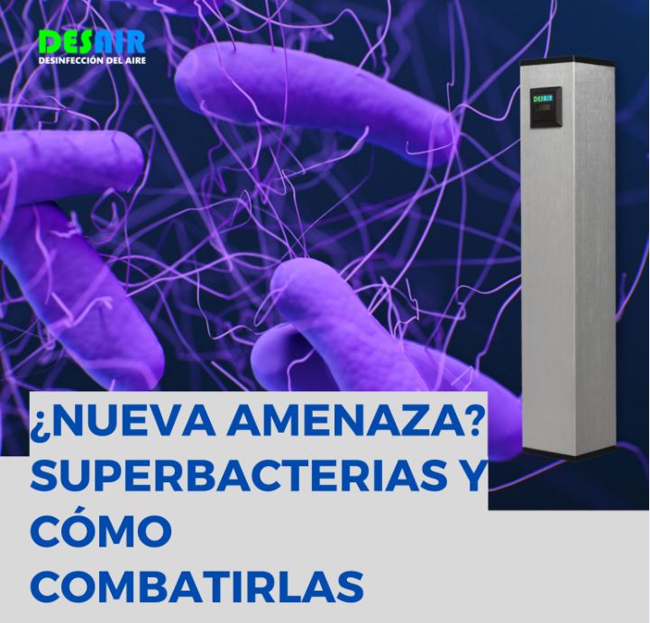 Artículo DESAIR sobre la amenaza de las superbacterias: información general y solución existente