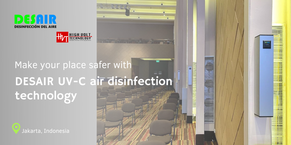 Make your place safer with DESAIR UV-C air disinfection